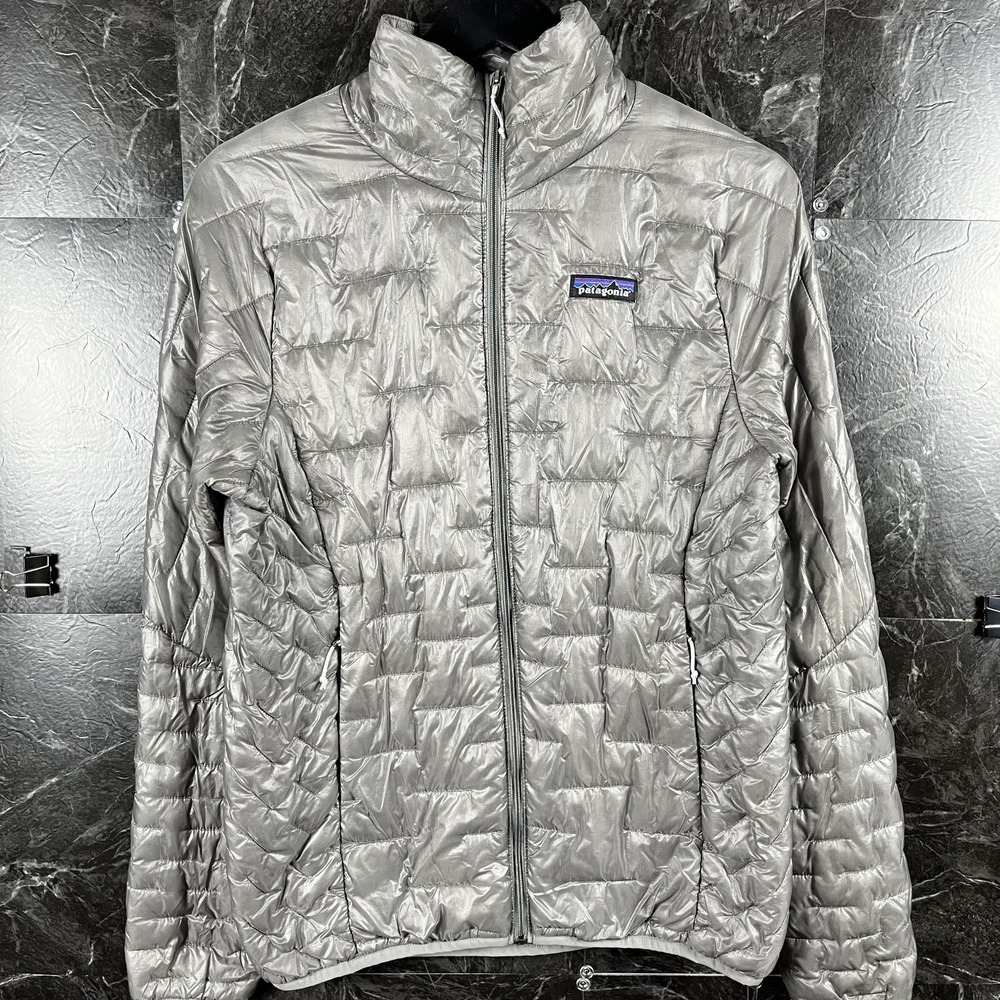 Patagonia Women's Grey Micro Puff Insulated Jacket Medium